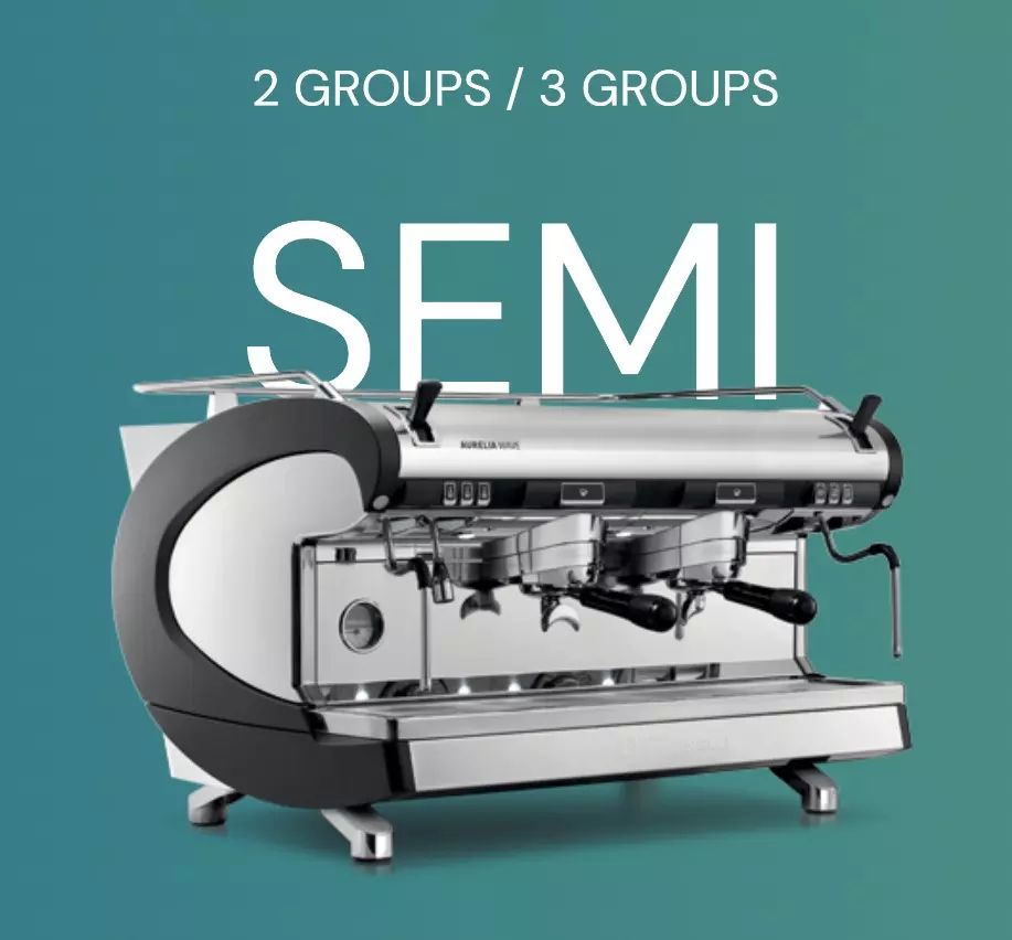 Semiautomatický kávovar Aurelia Wave.